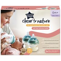 Tommee Tippee Closer To Nature Soft Feel Silicone Baby Bottle 150ml - 0M+